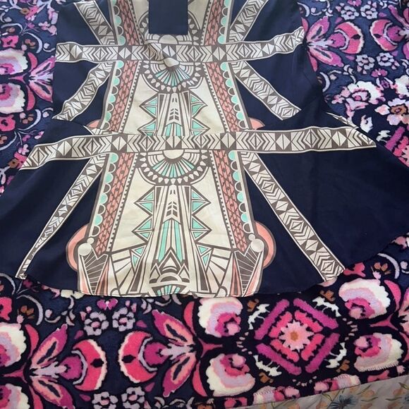 Bar lll Sleeveless Aztec Print Drop Waist Dress - Picture 4 of 6